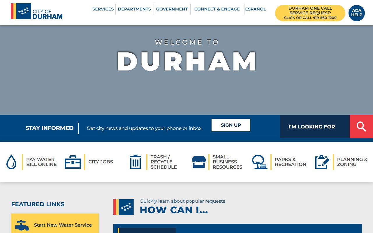 Durham city government death records resources