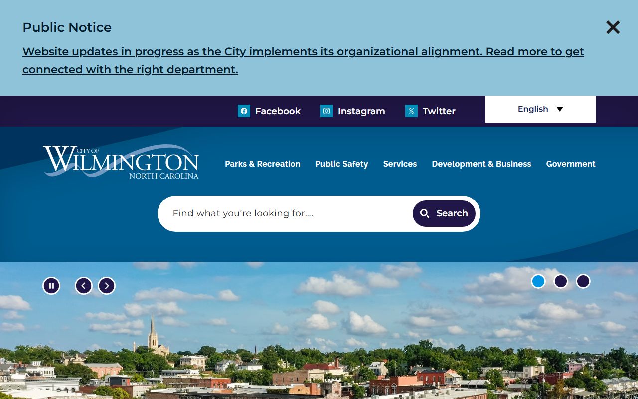 Wilmington city government death records information