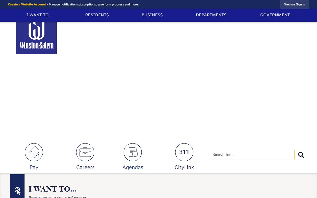 Winston-Salem city government death records information