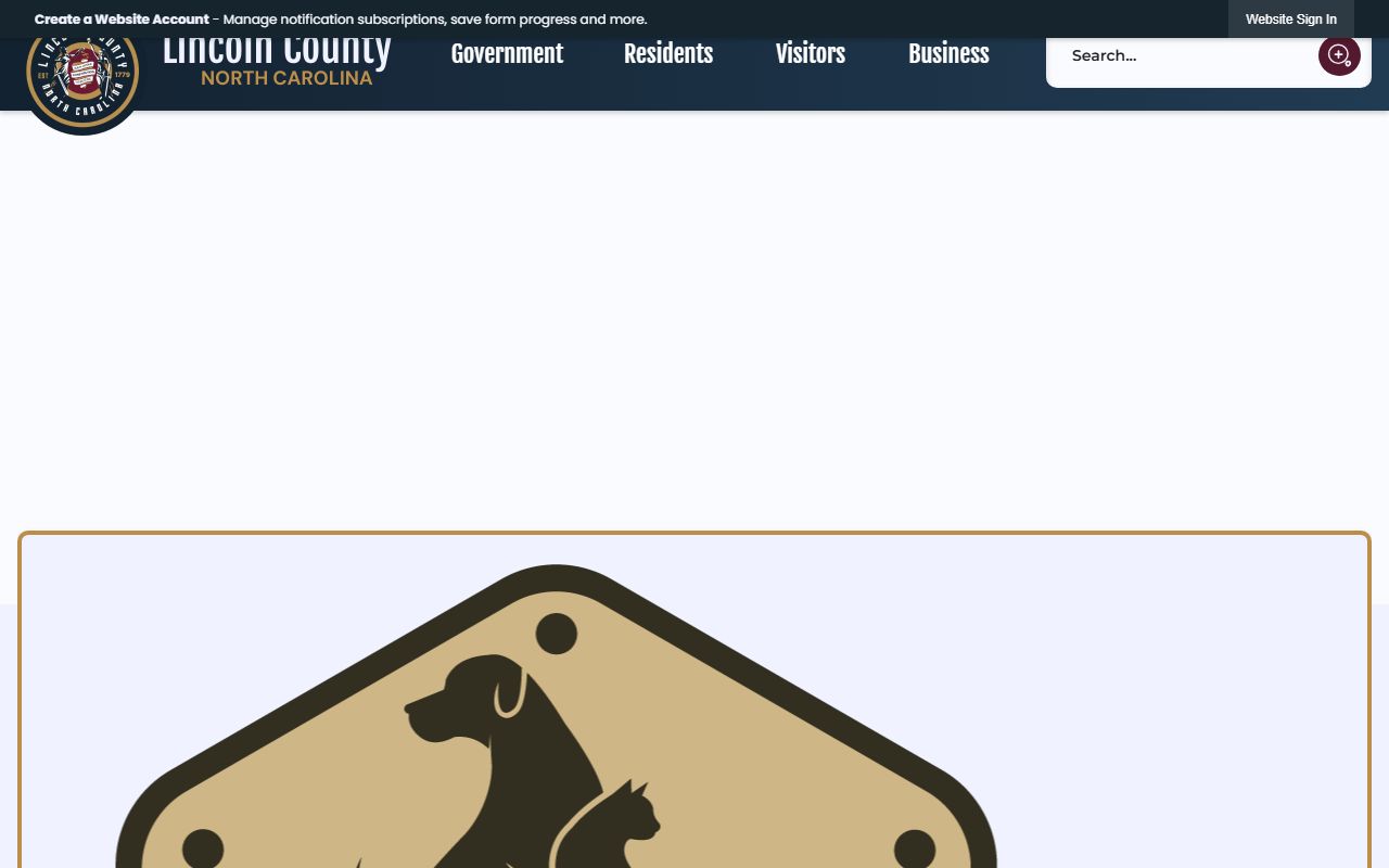 Lincoln County government website for death records and vital records