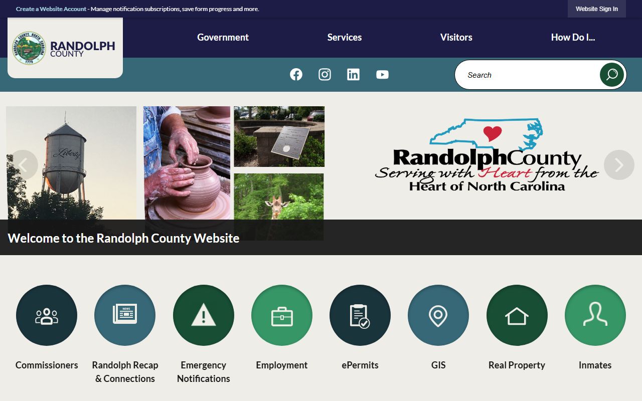Randolph County Register of Deeds for death records search