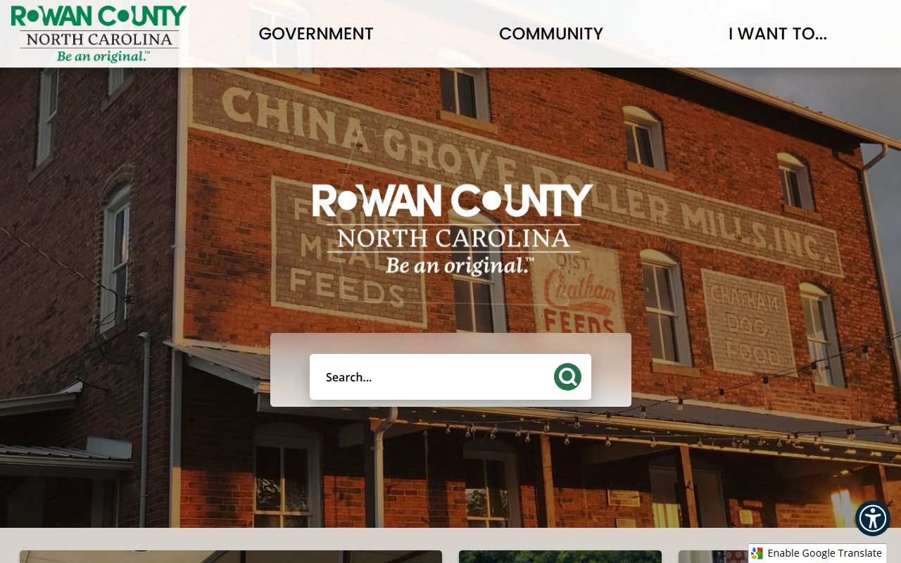 Rowan County government portal for death records access